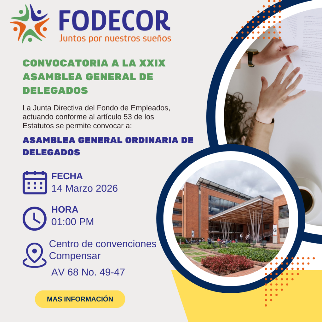 CONVOCATORIA ASAMBLEA GENERAL ORDINARIA DE DELEGADOS 2026